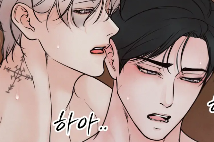 Manhwa BL The Boundary of Delusion Capítulo 32 en Español: ¡Sigue teniendo el mismo sabor! Un placer inigualable.